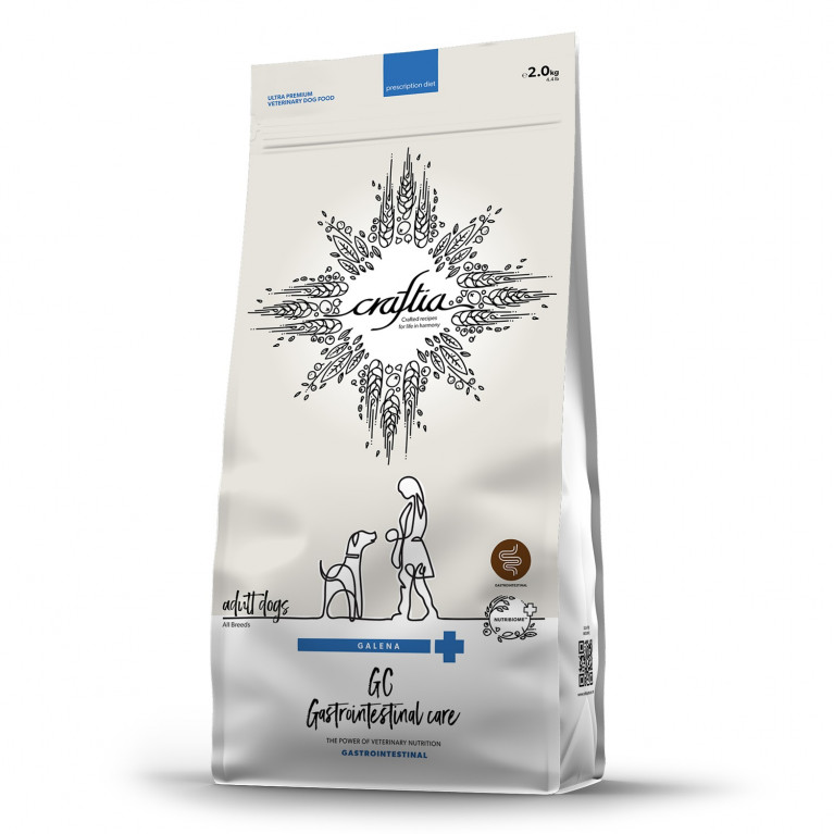 Craftia Galena Dog Gastrointestinal Care сухой диетический корм для взрослых собак при заболеваниях ЖКТ 